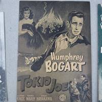 Tokio Joe med Humphrey Bogart, forside på old film programs programmer gamle